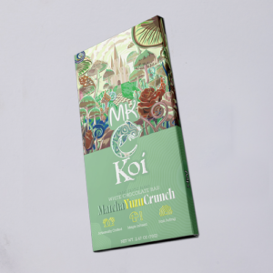 MK x Koi Matcha Yuzu Crunch, koi chocolate